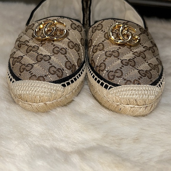 NWT Authentic Gucci Platform Logo Espadrilles Size 37.5 Willing to trade! - Picture 11 of 14